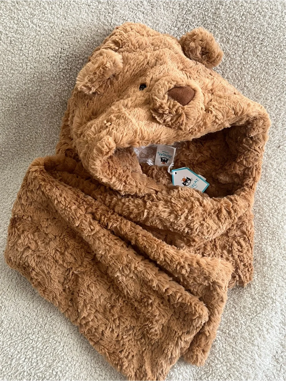 Jellycat Bartholomew Bundlesnug Hood